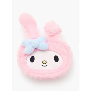 My Melody Pink Plush Bunny Bag With Blue Bow